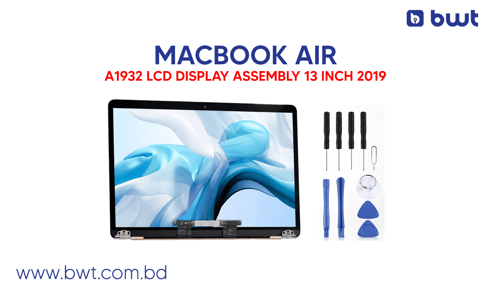 MACBOOK AIR A1932 LCD DISPLAY ASSEMBLY 13 INCH 2019