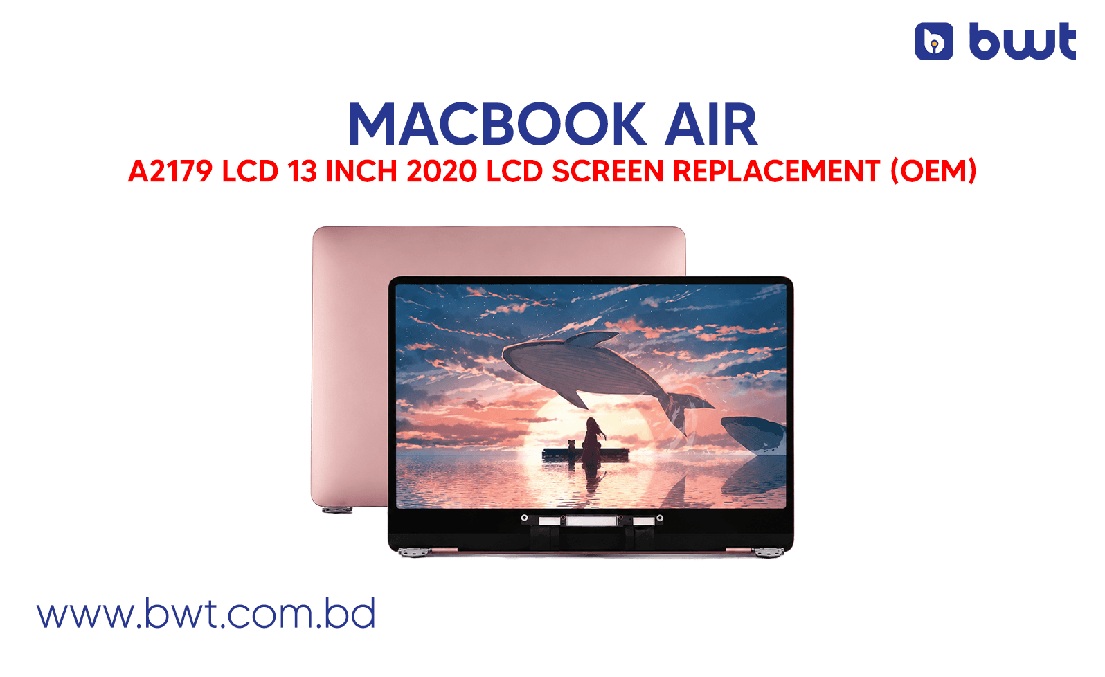 MACBOOK AIR A2179 LCD 13 INCH 2020 LCD SCREEN REPLACEMENT (OEM)